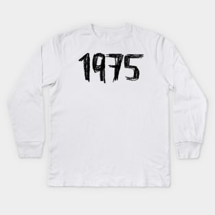 1975 Birthday, Birth Year 1975, Born in 1975 Kids Long Sleeve T-Shirt